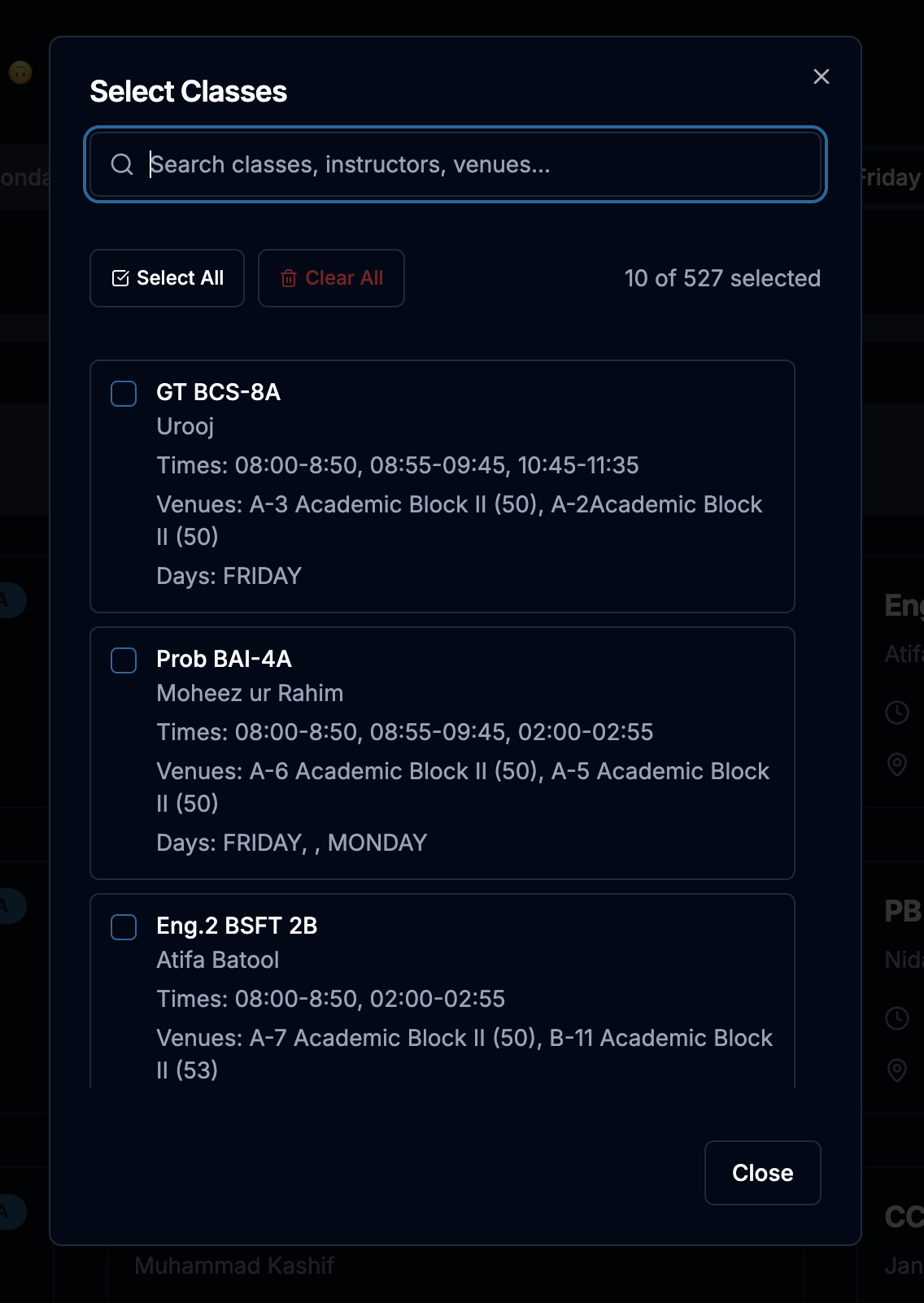 An Image of the search box